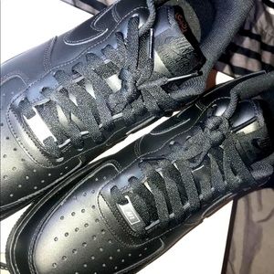 All black Air Force 1’s